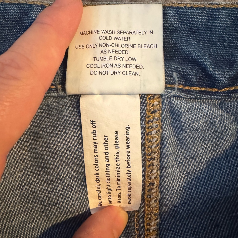 Melville Denim Snap-Front Skirt – Size 26 - Picture 6 of 10